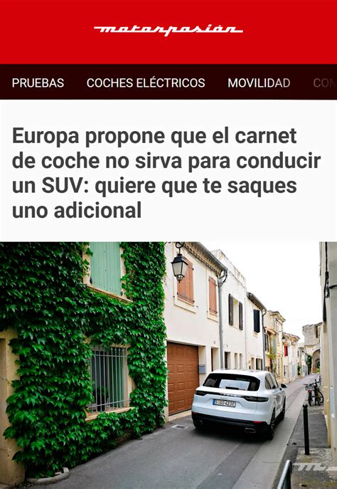 Proponen Que Sea Necesario Un Carnet Extra Para Conducir Suvs