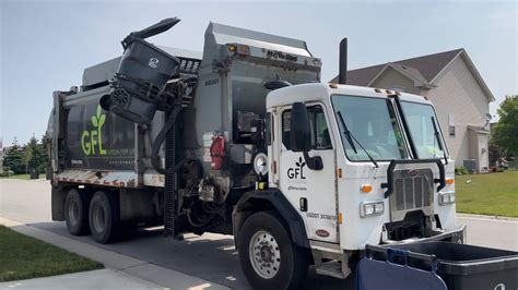 GFL Environmental Peterbilt 320 McNeilus ZR ASL Garbage Truck Ex