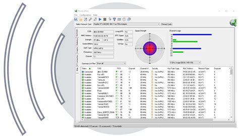 PassMark WirelessMon - Wireless 802.11 WiFi monitoring software