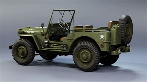 Jeep Willys Mb Finished Projects Blender Artists Community