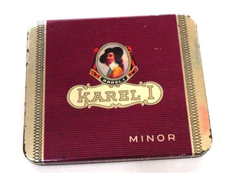 Tobacco Tin Dutch Cigar Tin Karel I Minor Made In Holland Collectible