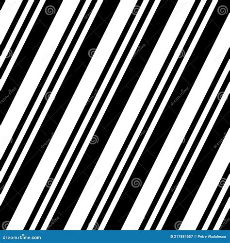 Seamless Texture With Black And White Bands Modern Stylish Image