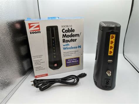 Zoom Cable Modemrouter With Wireless N Series 1092 Model 5350 Ebay