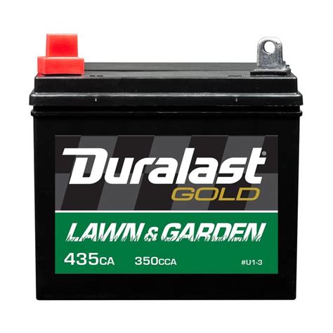 Duralast Gold Lawn & Garden Battery CCA 350A U1-3