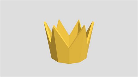 Simple Low Poly Crown Download Free 3d Model By Aetherowl [e246287