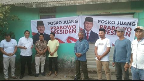 Enam Posko Juang Prabowo Presiden Diresmikan Harian Daerah