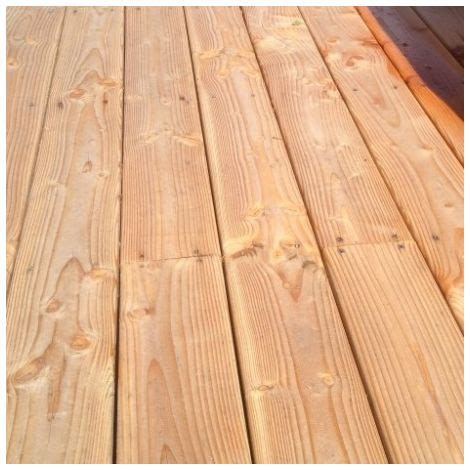 Lame De Terrasse Bois Lineo X Mm En M Douglas Naturel