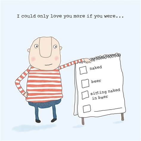 Rosie Made A Thing Naked In Beer Card Canopy Shoes Kew