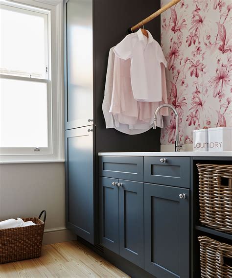 Create More Space With A Stylish Corner Shelf For Your Laundry Room