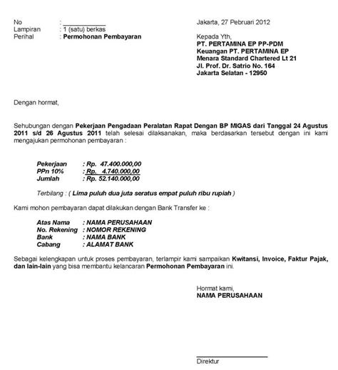 Halaman Unduh Untuk File Contoh Surat Permohonan Pembayaran Invoice