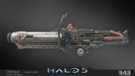 Andrew Bradbury Artstation Halo 5 Chaingun