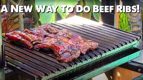 Bbq Beef Rib Recipe On The Santa Maria Grill Sunterra Ballistic Bbq Youtube