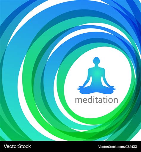 Meditation Royalty Free Vector Image - VectorStock