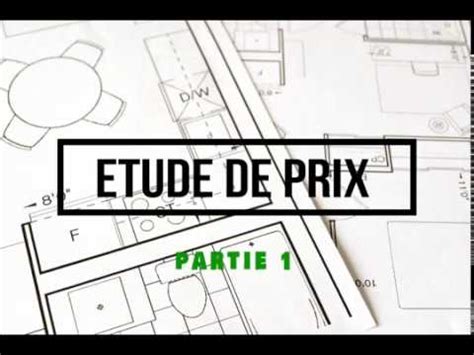 Etude De Prix Cours Et Exercice Partie Youtube