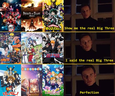 The Real Big Three : r/animememes