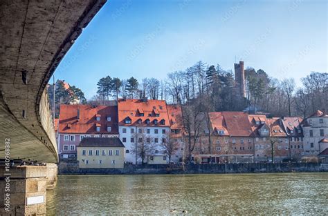 Landsberg View Of Old City Of Landsberg An Lech Typical Medieval Town In Bavaria Germany Foto