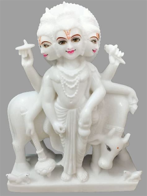 Plain Hindu White Marble Dattatreya Statue Temple At Rs In Jaipur