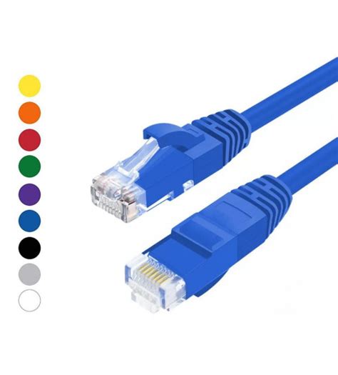 BNET Cat6a UTP LSZH Rj45 Patch Cord Blue 1m