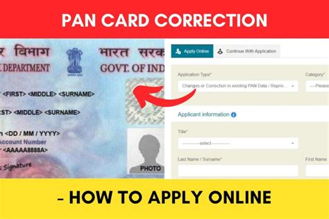 Pan Card Correction Online Process Through Nsdl Dreamtrix Finance