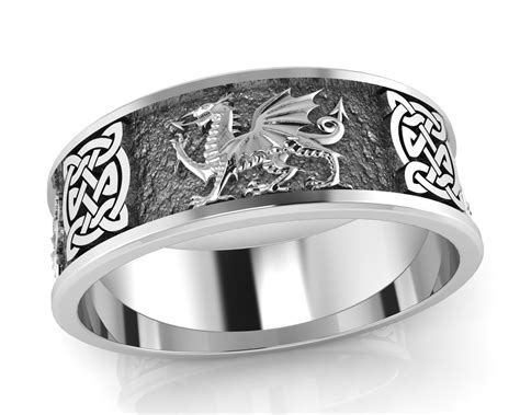 Stl File Celtic Dragon Ring 🐉・3d Print Object To Download・cults