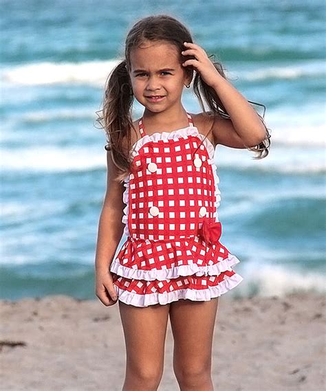 Pinterest Toddler Swimsuit Girl Toddler Girl Gingham Swimsuit