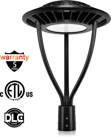 Lights And Lighting Dlc 80w Post Top Led Light Outdoor Street Garden Light 5000k Pathway Pole