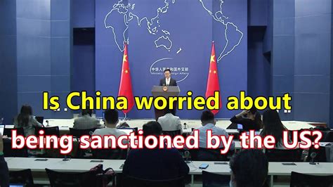 China Opposes Sanctions Let Alone Unilateral Sanctions That Have No Basis In International Law