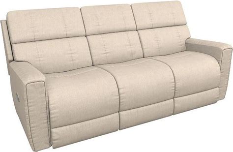 La Z Boy® Apollo Cream Power Reclining Sofa With Headrest And Lumbar