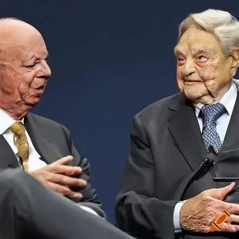 Klaus Schwab And George Soros