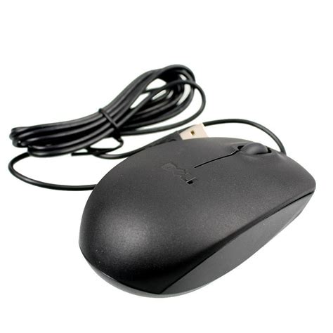 New Genuine DELL 09RRC7 MS111 L Optical USB WIRED Scroll Mouse Mice