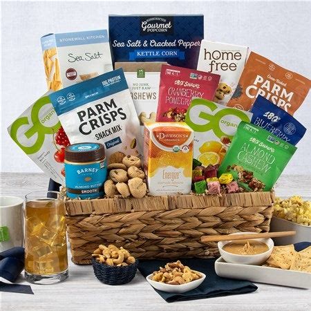 Healthy Gift Basket Deluxe by GourmetGiftBaskets.com