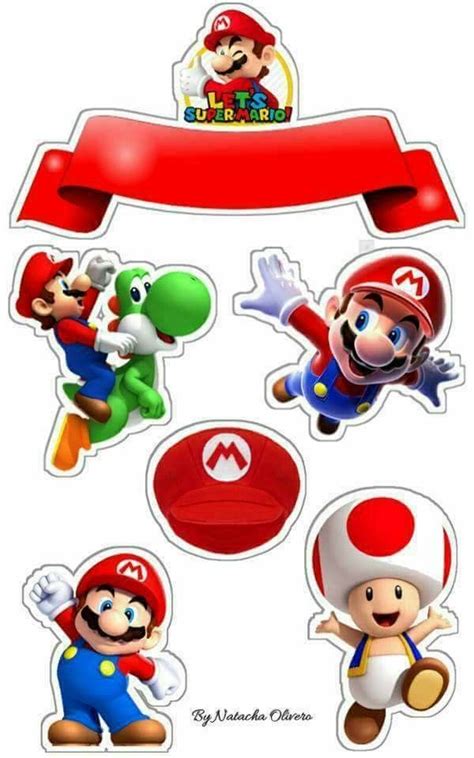 Pin De Karla Aparecida Em Topo De Bolo Super Mario Bros Party Ideas