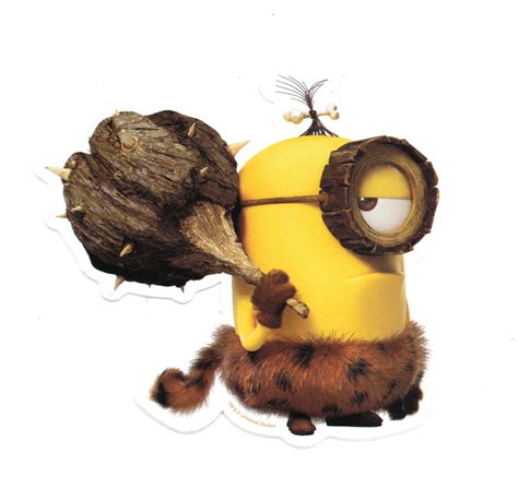 Despicable Me Minions Caveman Minion Sticker Ebay