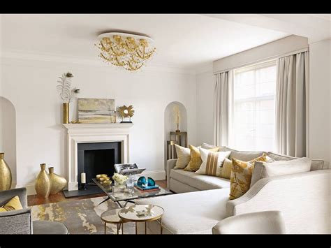 Greys Golds Luxury Living Room Gold Living Room Decor Gold Living