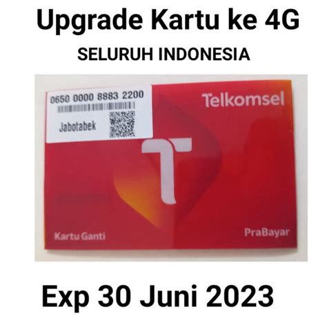 Jual Kartu Ota Upgrade Telkomsel G Ke G Shopee Indonesia