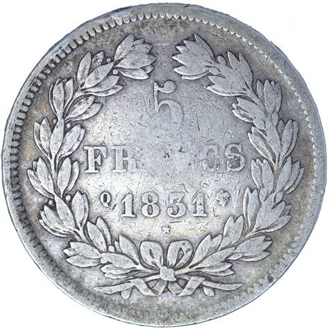 Louis Philippe 5 Francs 1831 Perpignan