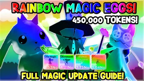 I Spent 450000 Tokens To Hatch Rainbow Magic Eggs And Full Magic Guide