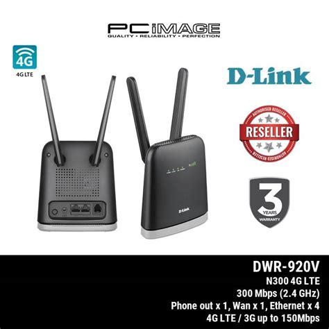 D Link Dwr V Wireless N G Lte Voice Router Rj Port