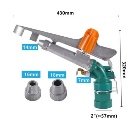 Py Inch Agricultural Irrigation High Pressure Metal Long Distance