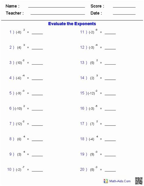 Dividing Radical Expressions Worksheet Answers