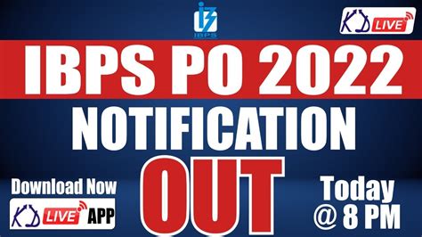 Good News Ibps Po 2022 Official Notification Out 6000 Vacancies