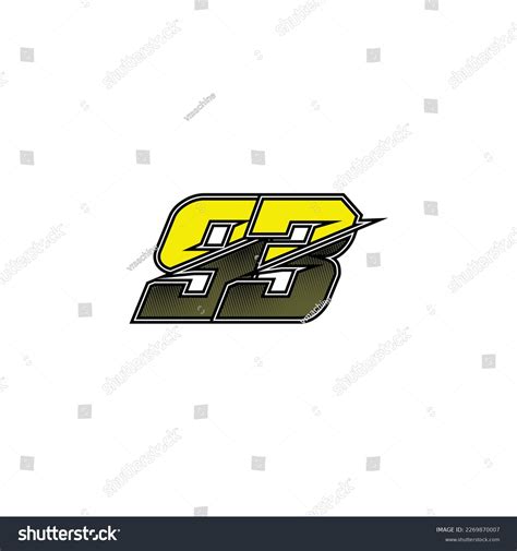 Number Vector Sports Racing Number 93 Stock Vector (Royalty Free) 2269870007 | Shutterstock