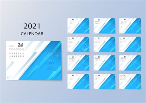 Vector Illustration Of A Colored Calendar With Months For Eps