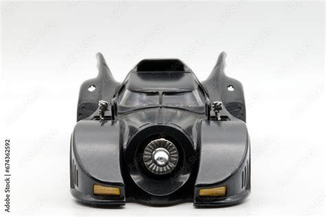 Bologna - Italy - October 31, 2023: Batmobile model replica from 1989 Batman Movie Stock Photo ...