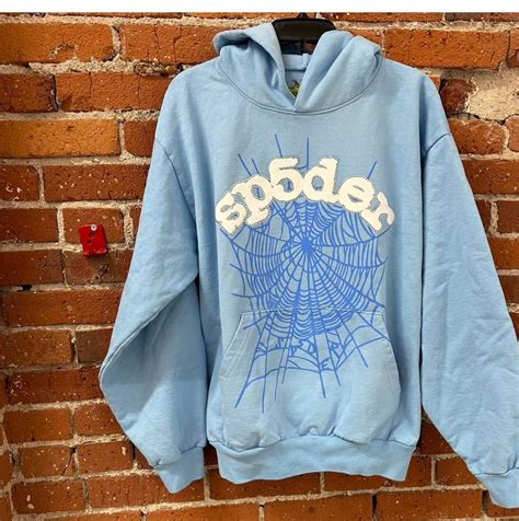 Blue Sp5der Hoodie Real Yes Or No Rsp5derworldwide