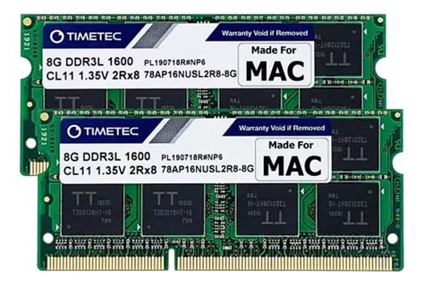 Memorias Ram Timetec Hynix Ic De Gb X Gb Para Macbo Meses