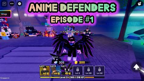 Anime Defenders Wind Village Chapter Episode Roblox Games