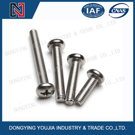 Jisb1111p Stainless Steel Cross Recessed Round Head Screw China Cross