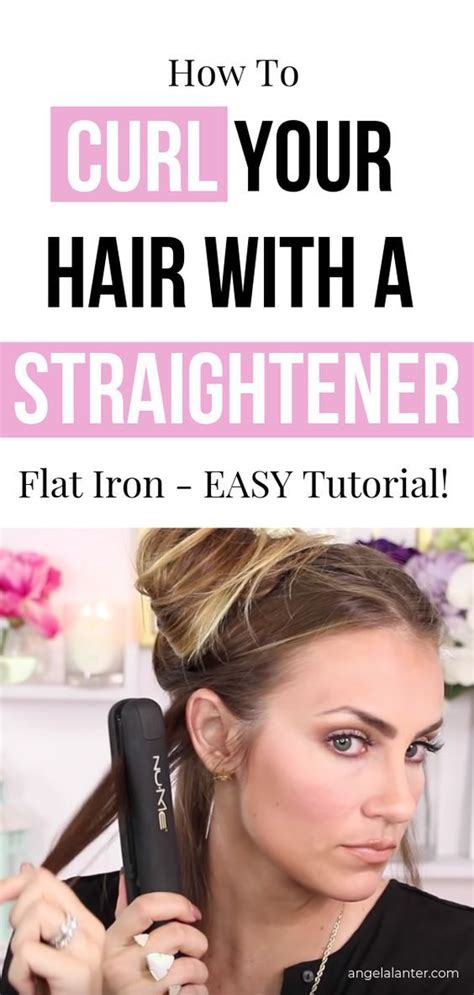 Video How To Curl Your Hair With A Straightener How To Curl Your