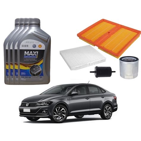 KIT TROCA DE FILTROS WEGA VOLKSWAGEN VIRTUS 1 0 TSI 2018 A 2020